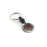 DAD - customizable keychain silver ring 27mm